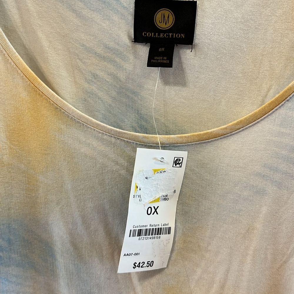 JM Collection Cold Shoulder Top - Picture 4 of 6
